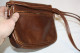 Delcampe - C313 Ancien Sac En Cuir Pour Dame - Vintage - Brun - Maroquinerie