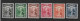 SARAWAK 1941 COLOUR CHANGES SG 107a,108a,111a,112a,114a,115a UNMOUNTED MINT Cat £46+ - Sarawak (...-1963)