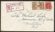 1944 Registered Cover 14c War CDS Kitchener Ontario To Waterloo - Historia Postale