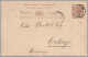GREAT BRITAIN - ST. LUCIA - 1895 1½d QV Postal Stationery Card - Used To Cetinje, MONTENEGRO - Brieven En Documenten