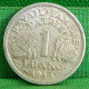 MONNAIE FRANCE .1 FRANC  1944 C  CASTELSARRASIN. ALUMINIUM . ETAT FRANCAIS - 1 Franc