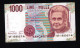 Italy 1000 Lire Unc 3 October1990 Prefix  UF----A - Andere & Zonder Classificatie