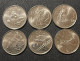 2007 Canada 25 Cent Coins X 6, Almost Uncirculated - Autres & Non Classés