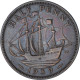 Monnaie, Grande-Bretagne, George VI, 1/2 Penny, 1939, SUP, Bronze, KM:844 - C. 1/2 Penny