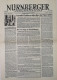 Nürnberger Nachrichten. 3. Jahrgang. Nummer 78. Mittwoch, 1.Oktober 1947. - Andere & Zonder Classificatie