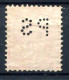 RC 26687 SUISSE TIMBRE PERFORÉ " PS " - Perfins