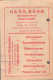 G9046 - Stuttgart Hans Rehn Bürobedarf Papier Möbel Rechnung Quittung Werbung Reklame - 1900 – 1949