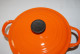 Delcampe - E2 Ancienne Casserole - Le Creuset - Ornage Vintage - Cocotte Marmitte - Casseroles