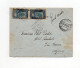 !!! COTE FRANCAISE DES SOMALIS, LETTRE PAR AVION DE 1929 AVEC RARE CACHET A COLLERETTE DE DJIBOUTI - Lettres & Documents