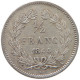 FRANCE 1/2 FRANC 1844 A  LOUIS PHILIPPE I. (1830-1848) #t029 0107 - 1/2 Franc
