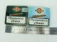 Delcampe - Candlelight Empty Cigarette Tin Cases Set Of Two Brazil And Sumatra #2224 - Empty Cigarettes Boxes