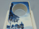 Delcampe - -ANCIEN SUPPORT PENDULETTE CERAMIQUE ART DECO Décor PAYSAGE BLEU COLLECTION     E - Andere & Zonder Classificatie