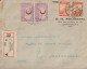 1933 - TURQUIE - TIMBRES CROISSANT-ROUGE De BIENFAISANCE ! Sur ENVELOPPE RECOMMANDEE De CONSTANTINOPLE => MARSEILLE - Cartas & Documentos