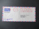 Indien 1989 Freistempel India Postage Calcurra Abs. Stempel Inter Continental Trading - West Germany - Cartas & Documentos