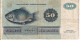 BILLETE DE DINAMARCA DE 50 KRONER DEL AÑO 1972 (BANK NOTE) - Danemark