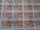 ZA484.9  ROMANIA   Sheet With   100 Stamps  60 Bani,  1971 Train Railway Station  Parcels Cancel Bucuresti  Cartare 1971 - Andere & Zonder Classificatie