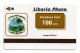 Lion Leo Télécarte Libéria  Phonecard  (R 833) - Liberia