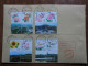 China.Rare Full Set  On Registered Envelope - Lettres & Documents