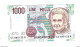 Italy 1000 Lire 1990  Km 114a  Xf+ - 1000 Lire