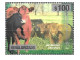 #75341 ARGENTINA 2023 NEW EMERGENCY OVERPRINTED REVALORIZADO  DEFINITIVES 100 Ps FAUNA CATTLE MNH SCARCE - Ongebruikt