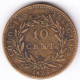 Colonies - Charles X  - 10 Cent.  1825 A - French Colonies (1817-1844)