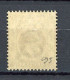 H-K  Yv. N° 62 ; SG N°62 Fil CA  * 1c Brun Et Violet-brun  Edouard VII Cote 2 Euro BE  2 Scans - Nuovi