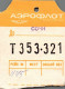 A4556 - 2 Flugticket Flugkarten Aeroflot - Europa