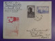 N0   FRANCE   LETTRE NON OUVERTRE 1939  1ER VOL NEW YORK USA +AEROPHILATELIE +AFF. INTERESSANT+++ - 1927-1959 Covers & Documents