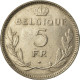 Monnaie, Belgique, 5 Francs, 5 Frank, 1937, TTB, Nickel, KM:108 - 5 Francs