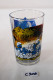 C308 Ancien Verre Moutarde - Peyo - 1989- IMPS - Benedictin - Schtroumpfs - Glasses