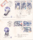 ARCHITECTURE 2  COVERS FDC  CIRCULATED 1976 Tchécoslovaquie - Storia Postale