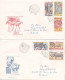 WILDLIFE  2  COVERS FDC  CIRCULATED 1976 Tchécoslovaquie - Briefe U. Dokumente