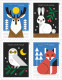 USA 2023 MiNr. XXXXXX Winter Woodland Animals, Birds, Owls, Rabbits 4v MNH **  5.60 € - Nuevos