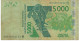 W.A.S. NIGER P617Hs 5000 FRANCS (20)19  Signature 44 FINE - États D'Afrique De L'Ouest