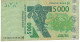 W.A.S. NIGER P617Hs 5000 FRANCS (20)19  Signature 44 FINE - États D'Afrique De L'Ouest