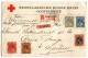 PAYS BAS - LETTRE EN VALEUR DECLAREE + R ROUGE DE GRAVENHAGE SUR LETTRE DE LA CROIX ROUGE POUR GENEVE, 1916 - Storia Postale