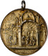 Haus Habsburg: Ferdinand I. 1521-1564: Große Altvergoldete Silbergussmedaille O. - Other - Europe