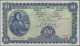 Ireland: Central Bank Of Ireland, 10 Pounds 1951, P.59b, Great Original Shape Wi - Irlande