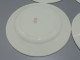 Delcampe - -5 ASSIETTES PLATES DEMI PORCELAINE BADONVILLER Modèle CERISES Table  E - Badonviller (FRA)