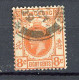 H-K  Yv. N° 122 ; SG N°123 Fil CA Mult Script (o) 8c Orange George V Cote 1,25 Euro BE  2 Scans - Used Stamps