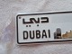 Delcampe - DUBAI MAGNET Decor ADVERTISING PROMOTION LICENSE PLATE دبي United Arab Emirates PLAQUE D'IMMATRICULATION - Number Plates