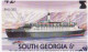 Merchant Ships, RMS QE2 Ship, Lindblad Explorer, MS Endeavour Ship, Mountain, South Georgia Official FDC 2004 - Georgia Del Sud