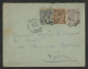 N° 13 + 14 Sur Env. Entier Postal 15 Ct Rose Albert 1er Obl. C. à D. Convoyeur PRINCIPAUTE DE MONACO En 1896 Voir Suite - Covers & Documents