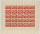 N°  56 + 57 + 61 Trois Feuilles Neuves De 25 Ex. ** (MNH) Cote 85 € + 2 Croix De Repère Pour La Dentelure Voir Suite - Unused Stamps