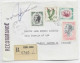 MONACO 20C+50C+60C+ 2FR LETTRE REC COVER MONTE CARLO 1969 POUR GENEVE - Lettres & Documents