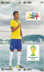 Delcampe - F13012 China Phone Cards Football 2014 FIFA World Cup Brazil Puzzle 70pcs - Sport