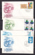 USA 1979/80 8 UN New York /Geneva  First Day Issue Covers  15833 - Lots & Serien