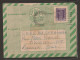 India 1957 Service Stamp Tamil Nādu Government Printed On Inland Letter With Tamil Script With Machine Cancellation (a29 - Francobolli Di Servizio