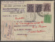 India 1973 Refugee Relief Service Stamp With Private Inland Letter With Other 3 Stamps Used From High Court  (a67) - Francobolli Di Servizio