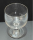 -ANCIEN TRES GRAND VERRE En Verre épais Sans Gravure Ni Message COGNAC?    E - Glass & Crystal